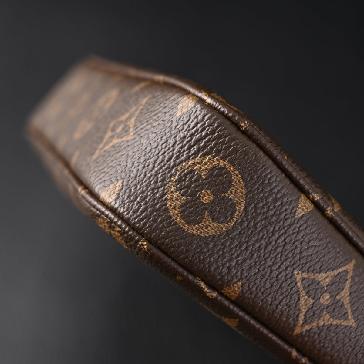 louis-vuitton-pochette-accessoires-monogram-canvas-clutch-bag-brown-with-gold-chain-m82766 Crossbody