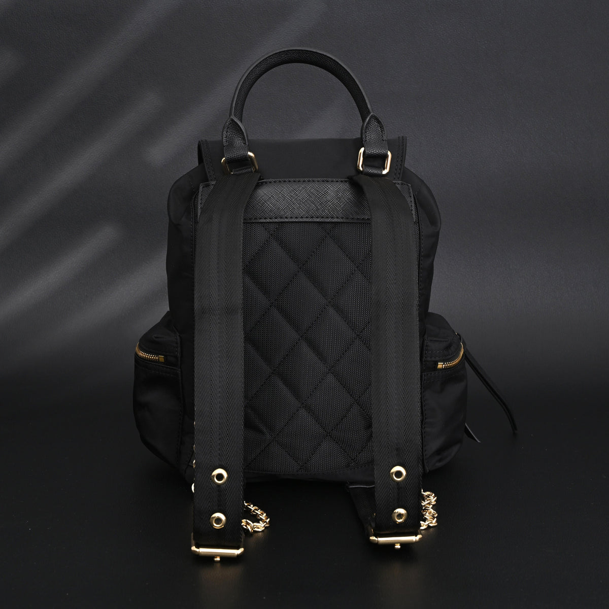burberry-the-rucksack-black-nylon-leather-backpack-with-gold-tone-hardware ohter