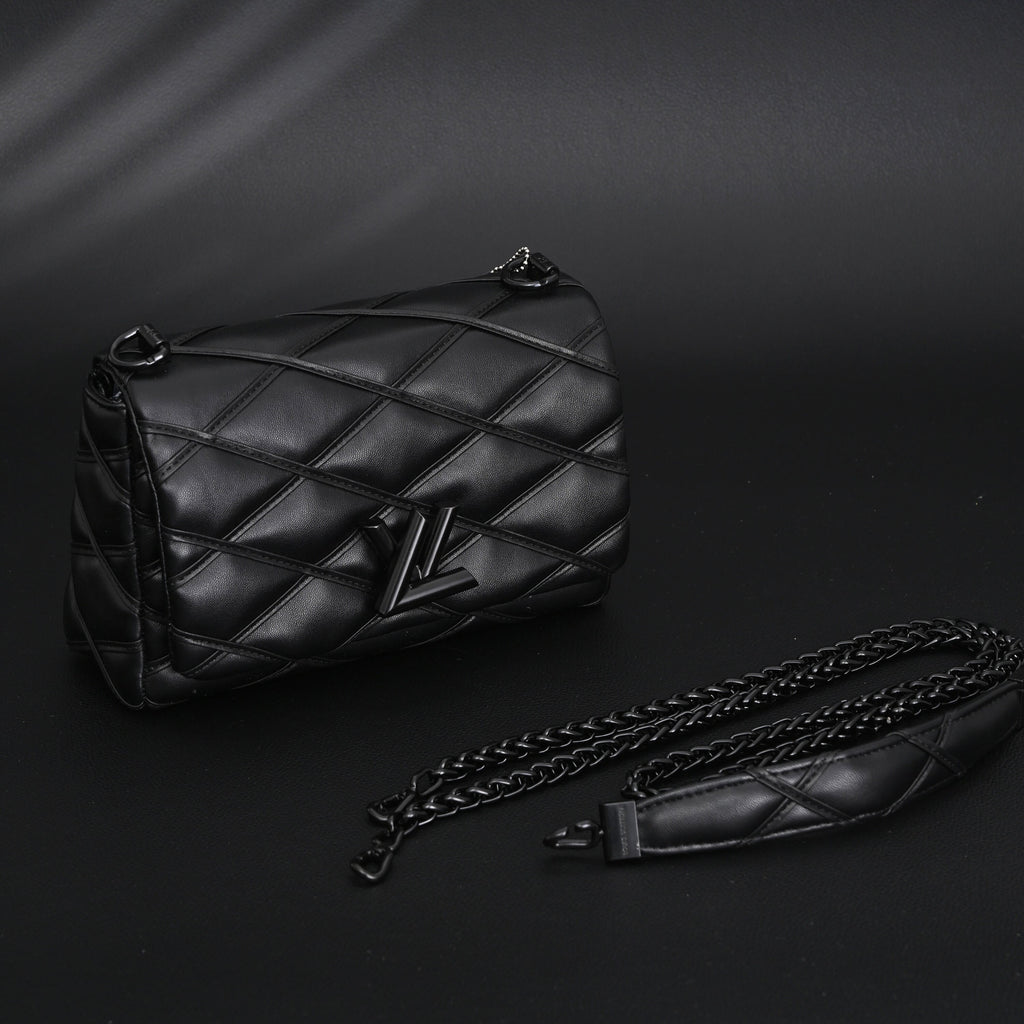 louis-vuitton-go-14-mm-quilted-leather-chain-shoulder-bag-black Shoulder