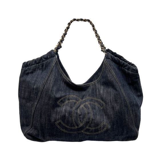 ysl-large-capacity-denim-tote-bag Tote