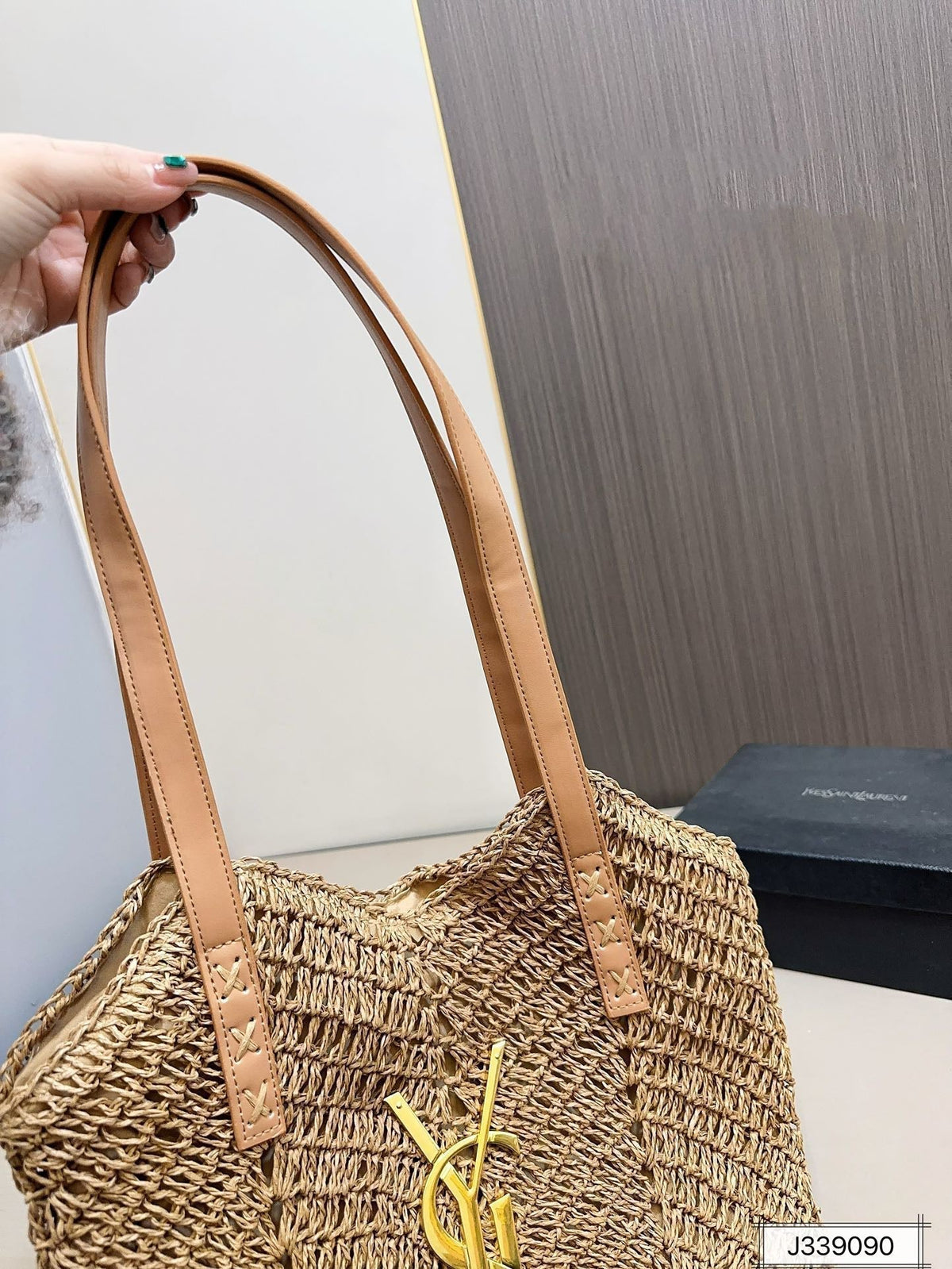 ysl-saint-laurent-vacation-casual-raffia-woven-tote-bag-35x32cm Tote