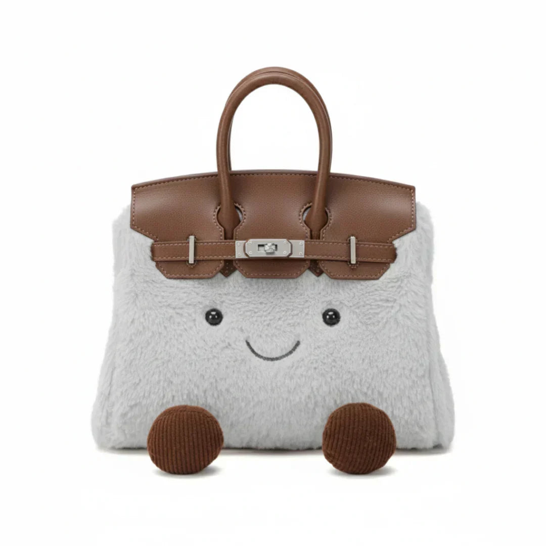 jellycat-birkin-fluffy-bag Handle