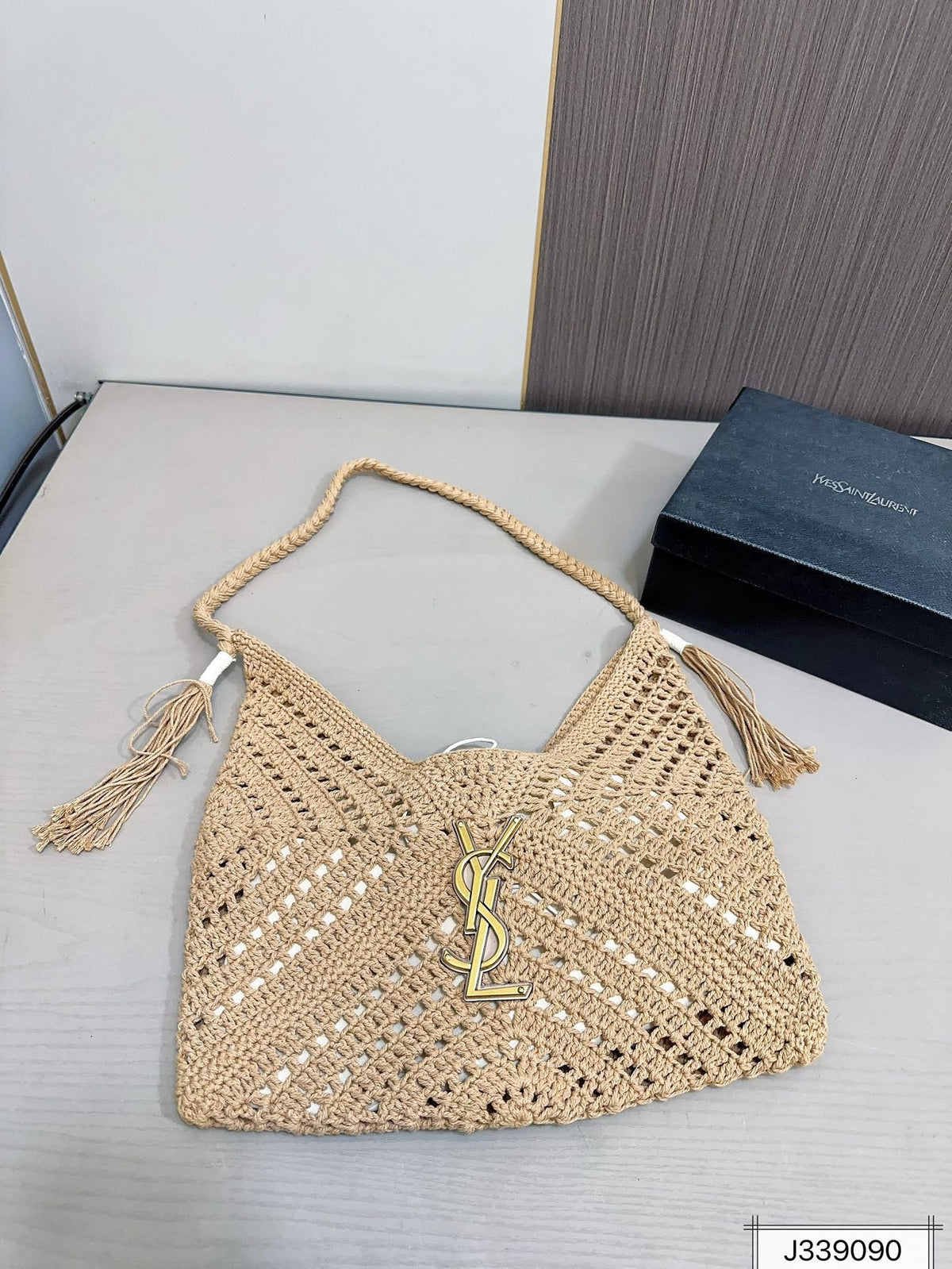 saint-laurent-ysl-raffia-tote-bag-beach-casual-37x22cm Tote