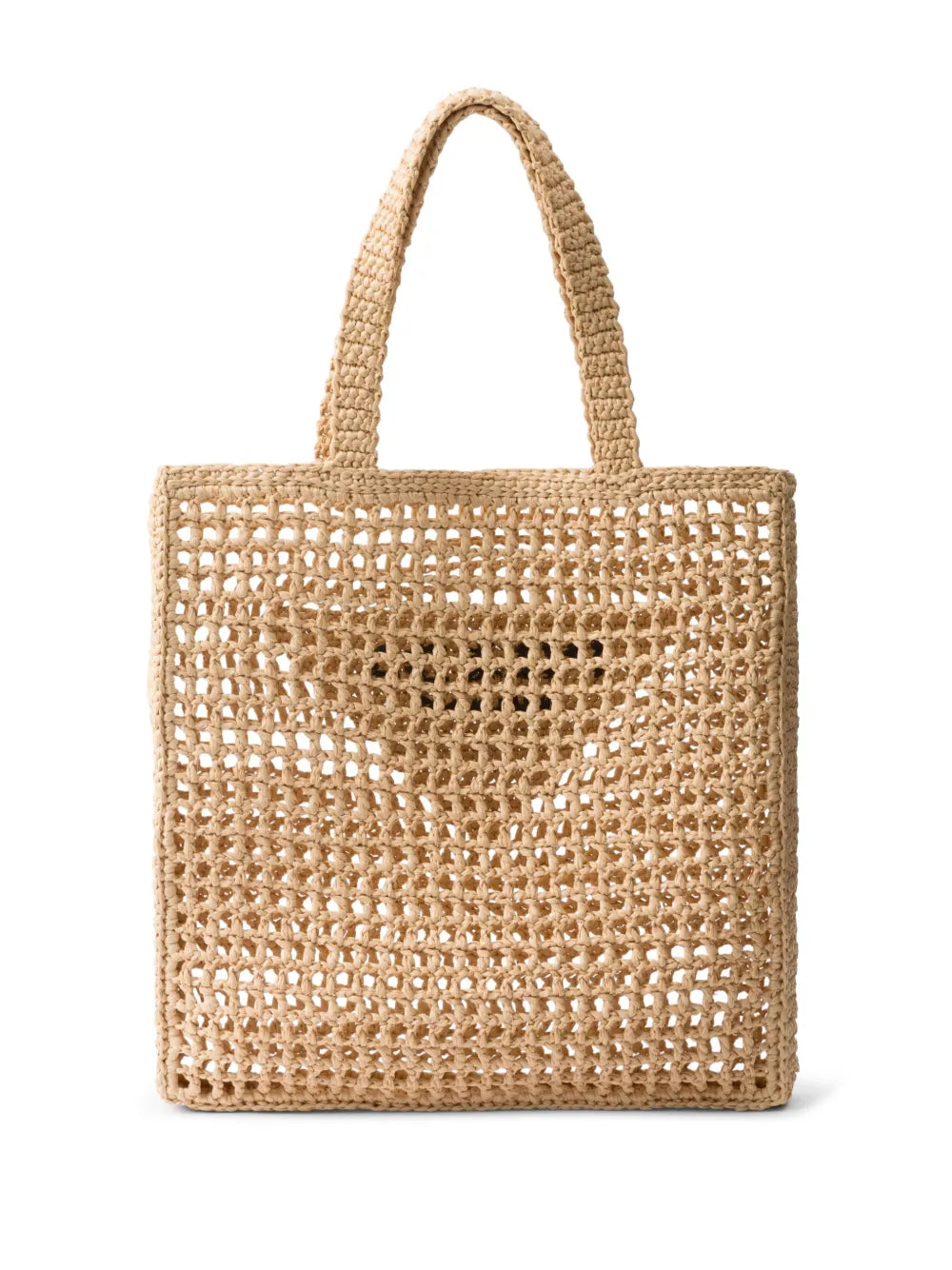 prada-triangle-logo-raffia-tote-bag Tote