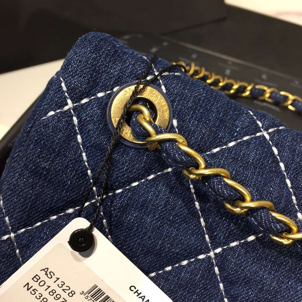 chanel-denim-quilted-flap-bag-copy Shoulder