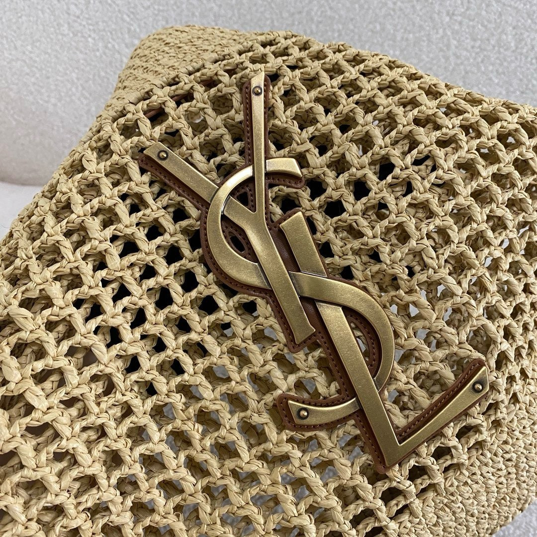 saint-laurent-ysl-raffia-icare-tote-bag Tote