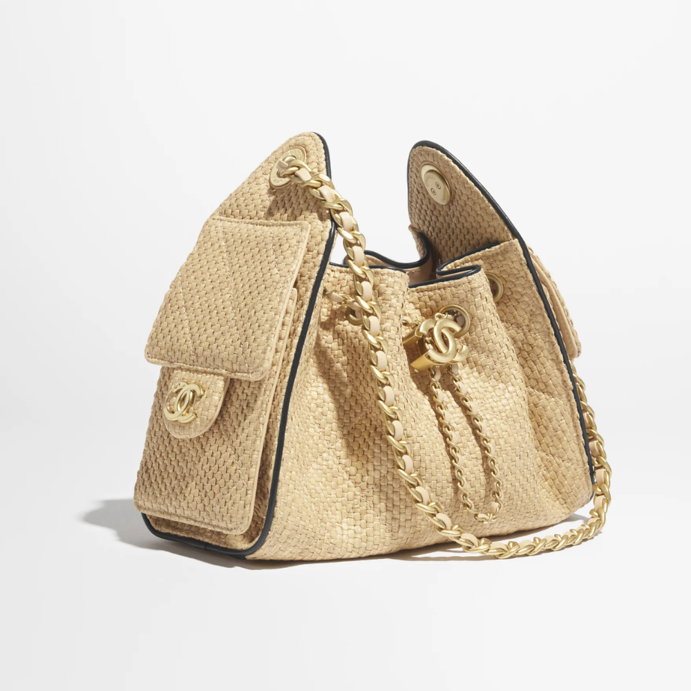 chanel-25-mini-handbag-braided-raffia-1 Shoulder
