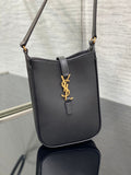 ysl-le-5-a-7-mini-black-bag-13x20x4cm Crossbody