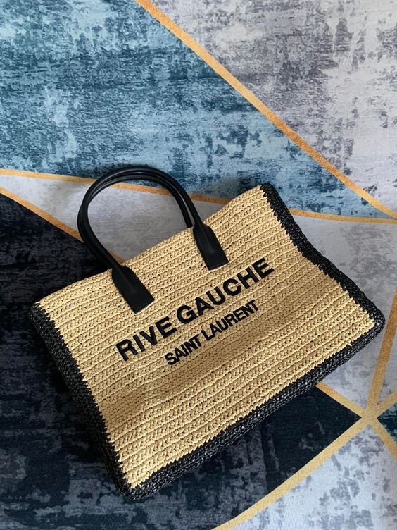 saint-laurent-rive-gauche-tote-bag-in-raffia-and-leather Tote