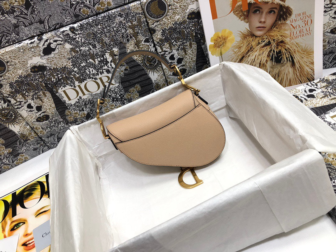 dior-saddle-small-nude-color-21x18x5-cm Shoulder