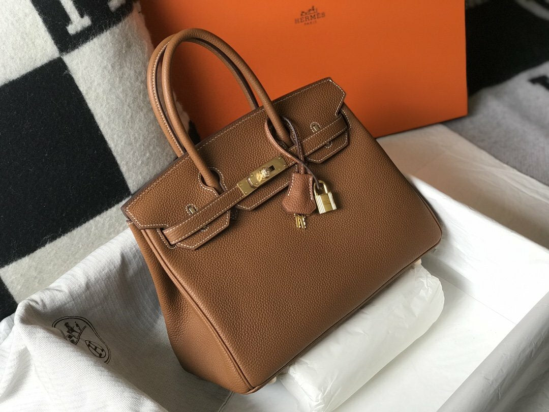 hermes-hms-handle-bag-30cm-brown Handle