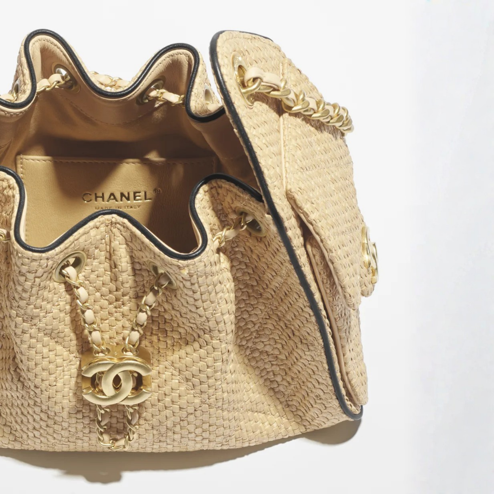 chanel-25-mini-handbag-braided-raffia-1 Shoulder