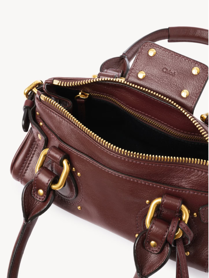chloe-small-paddington-bag-in-grained-leather Handle