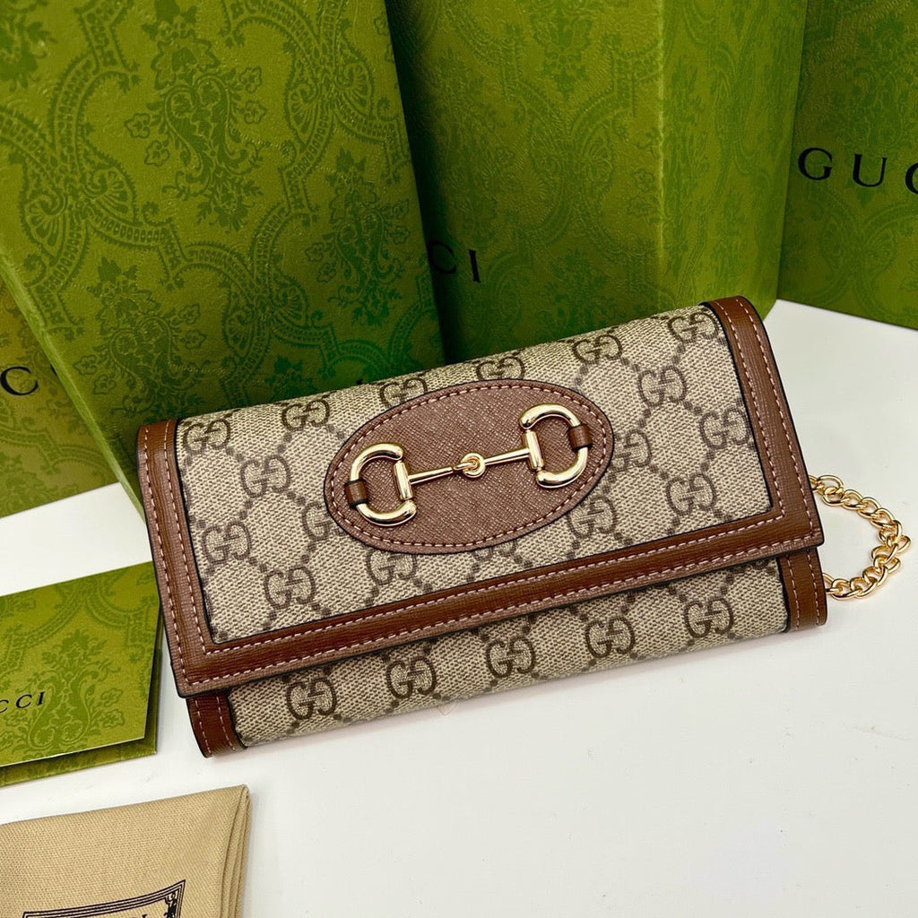 gucci-brown-saddle-buckle-handbag-19x10-5x3-5cm Crossbody
