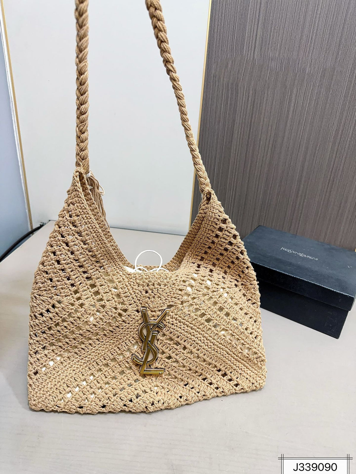 saint-laurent-ysl-raffia-tote-bag-beach-casual-37x22cm Tote