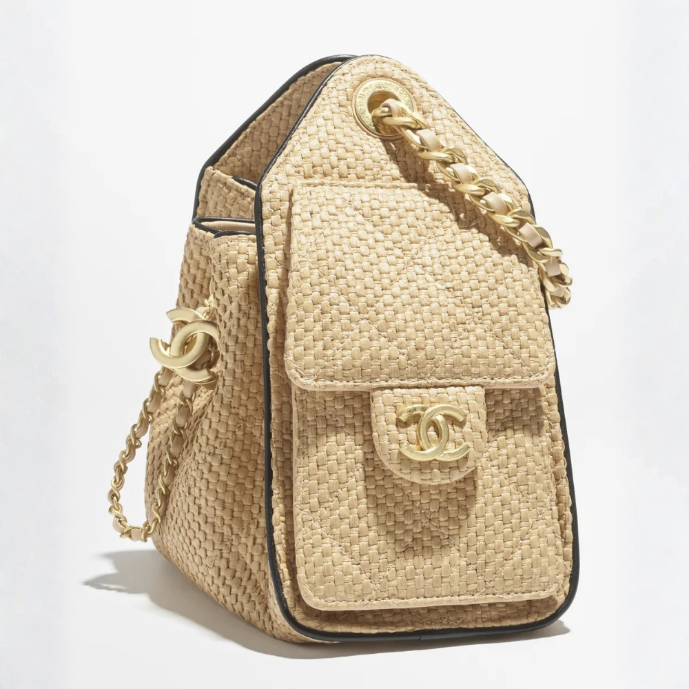 chanel-25-mini-handbag-braided-raffia-1 Shoulder