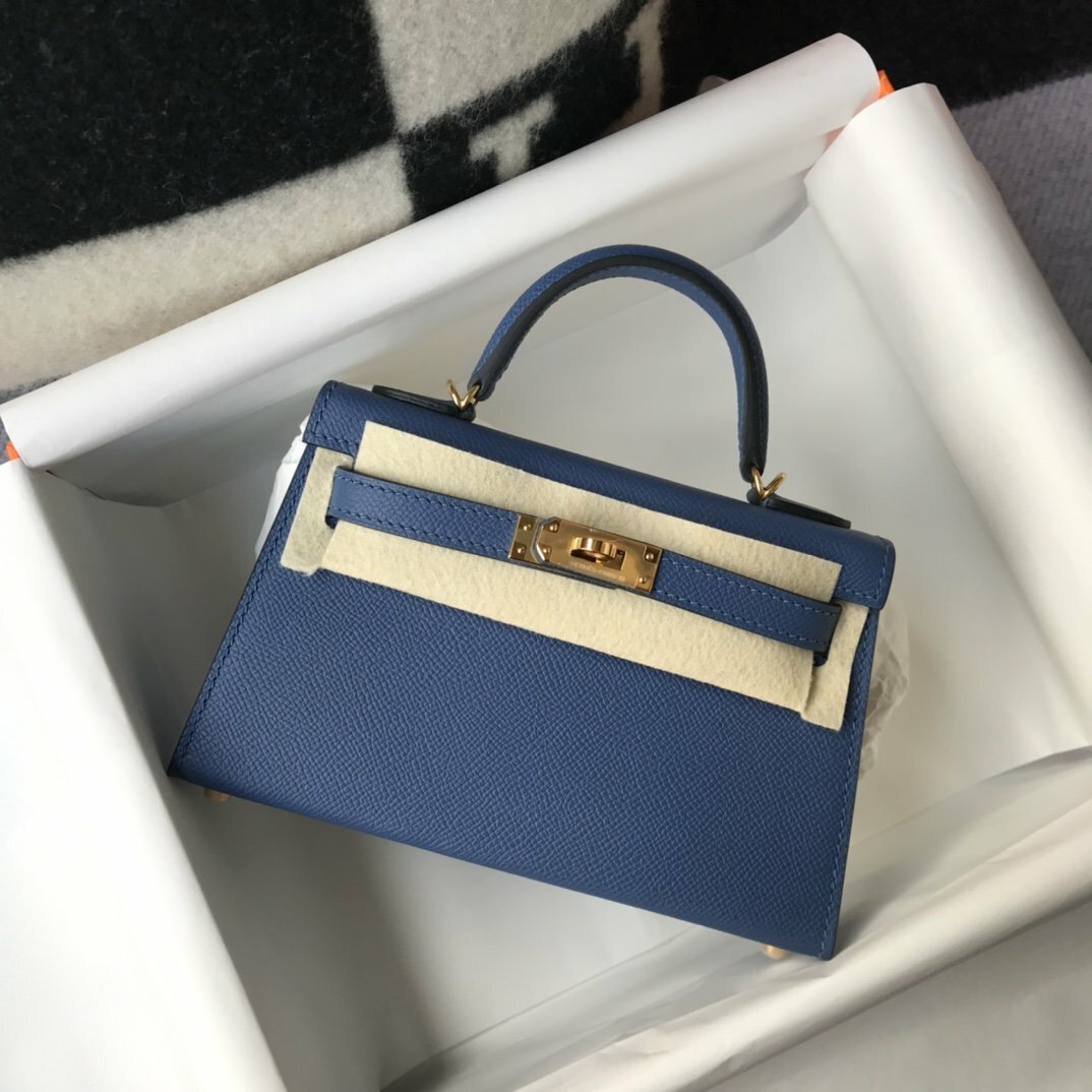 hermes-handle-bag-19cm-blue Handle
