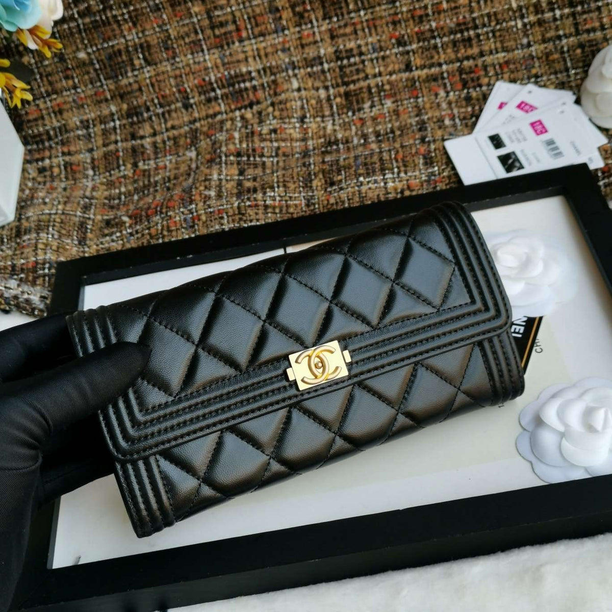 chanel-boy-long-flap-wallet-lambskin-copy ohter