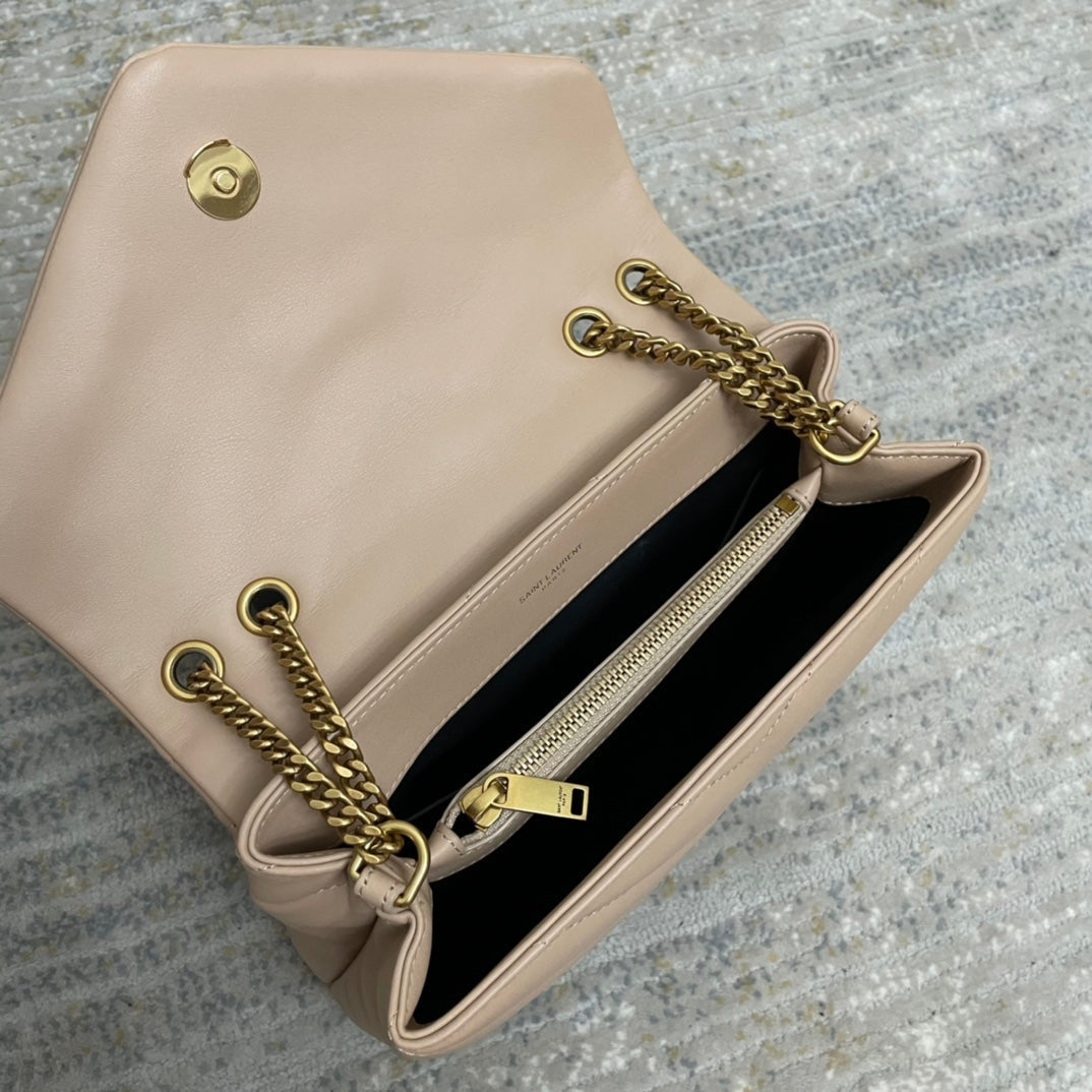 ysl-small-loulou-23-beige-leather-gold-23x17x9cm Crossbody