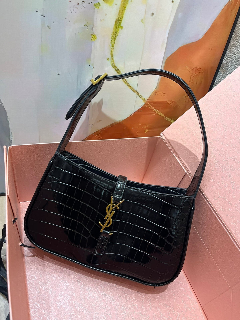 saint-laurent-ysl-croc-embossed-the-5-to-7-hobo-bag Shoulder