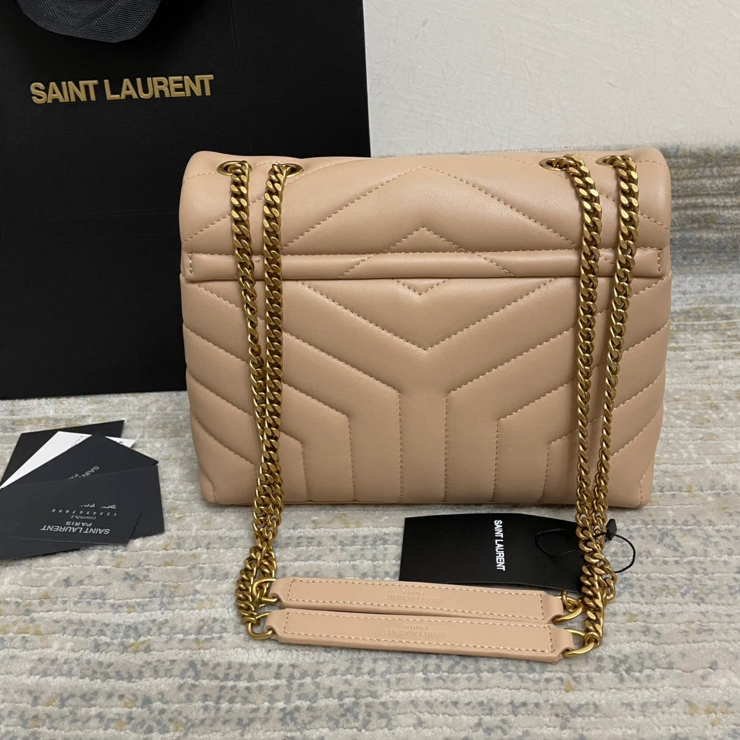 ysl-small-loulou-23-beige-leather-gold-23x17x9cm Crossbody