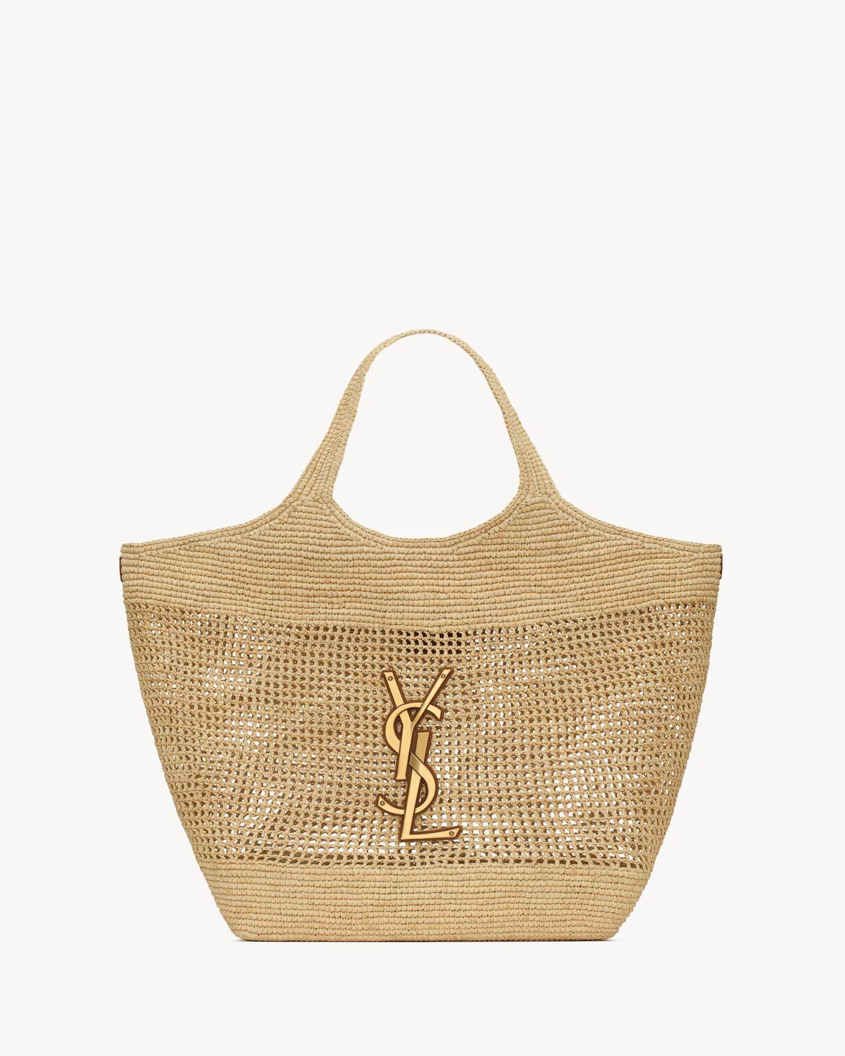 ysl-icare-in-raffia Tote