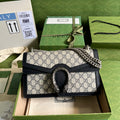 gucci-dionysus-gg-supreme-beige-and-blue-28x18x9cm Crossbody