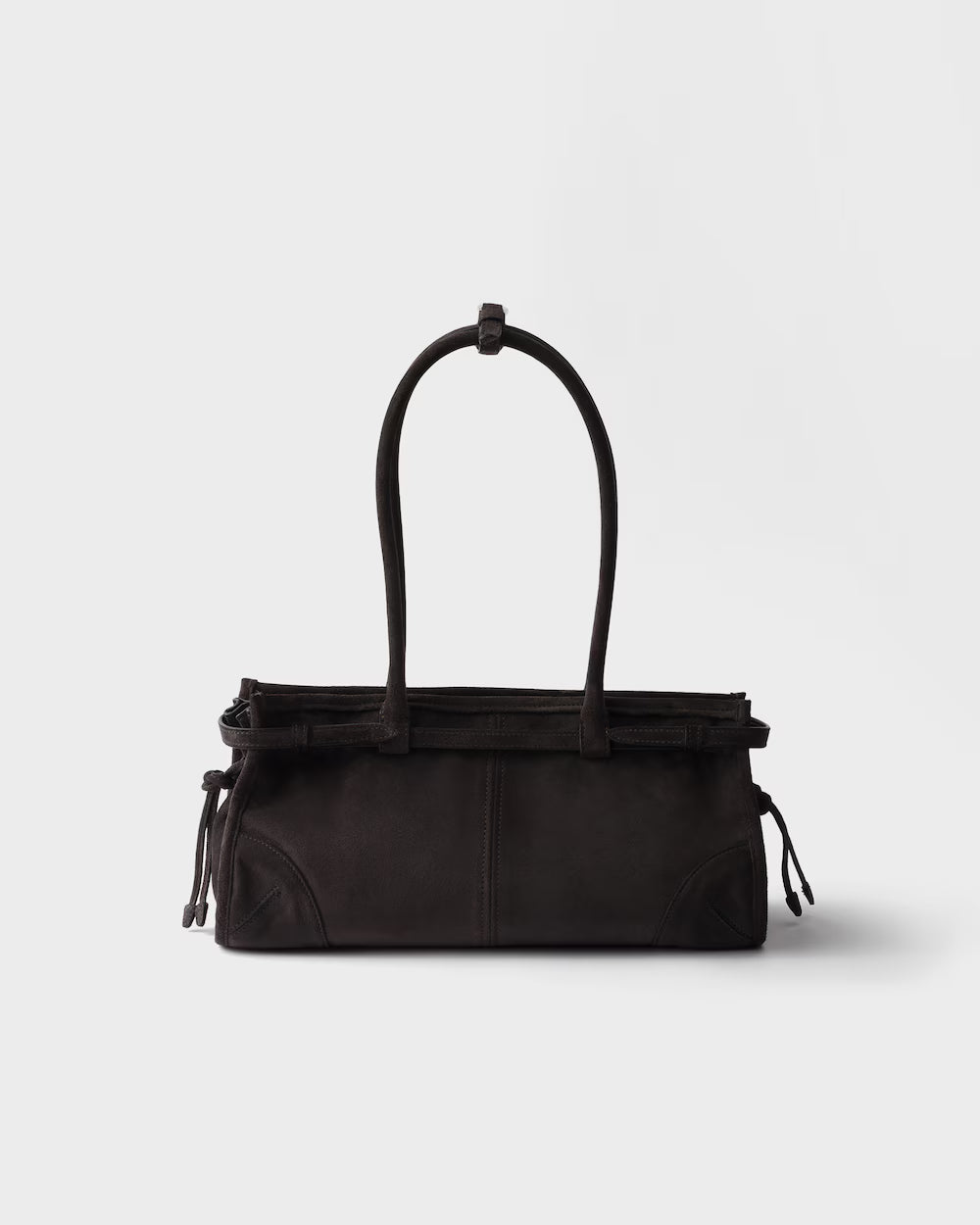 prada-bonnie-medium-suede-handbag Handle