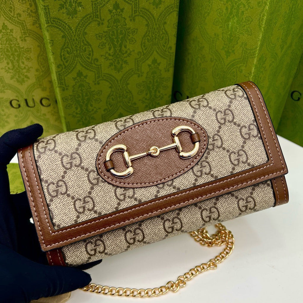 gucci-brown-saddle-buckle-handbag-19x10-5x3-5cm Crossbody