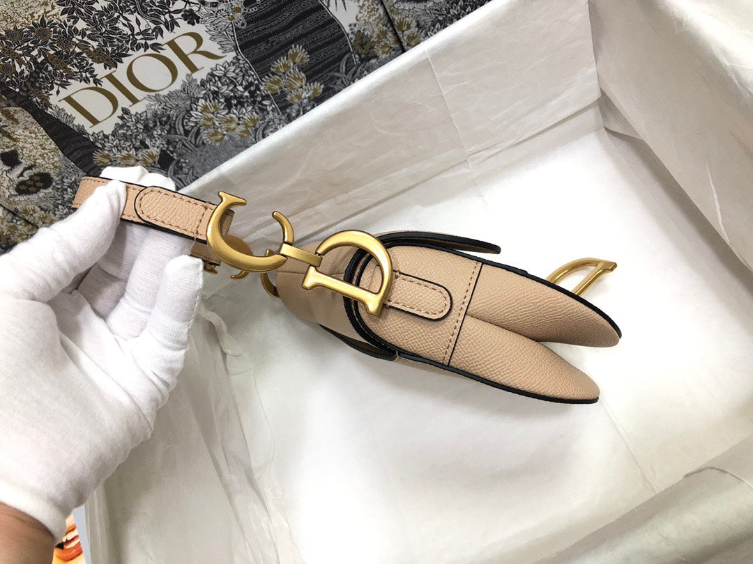 dior-saddle-small-nude-color-21x18x5-cm Shoulder