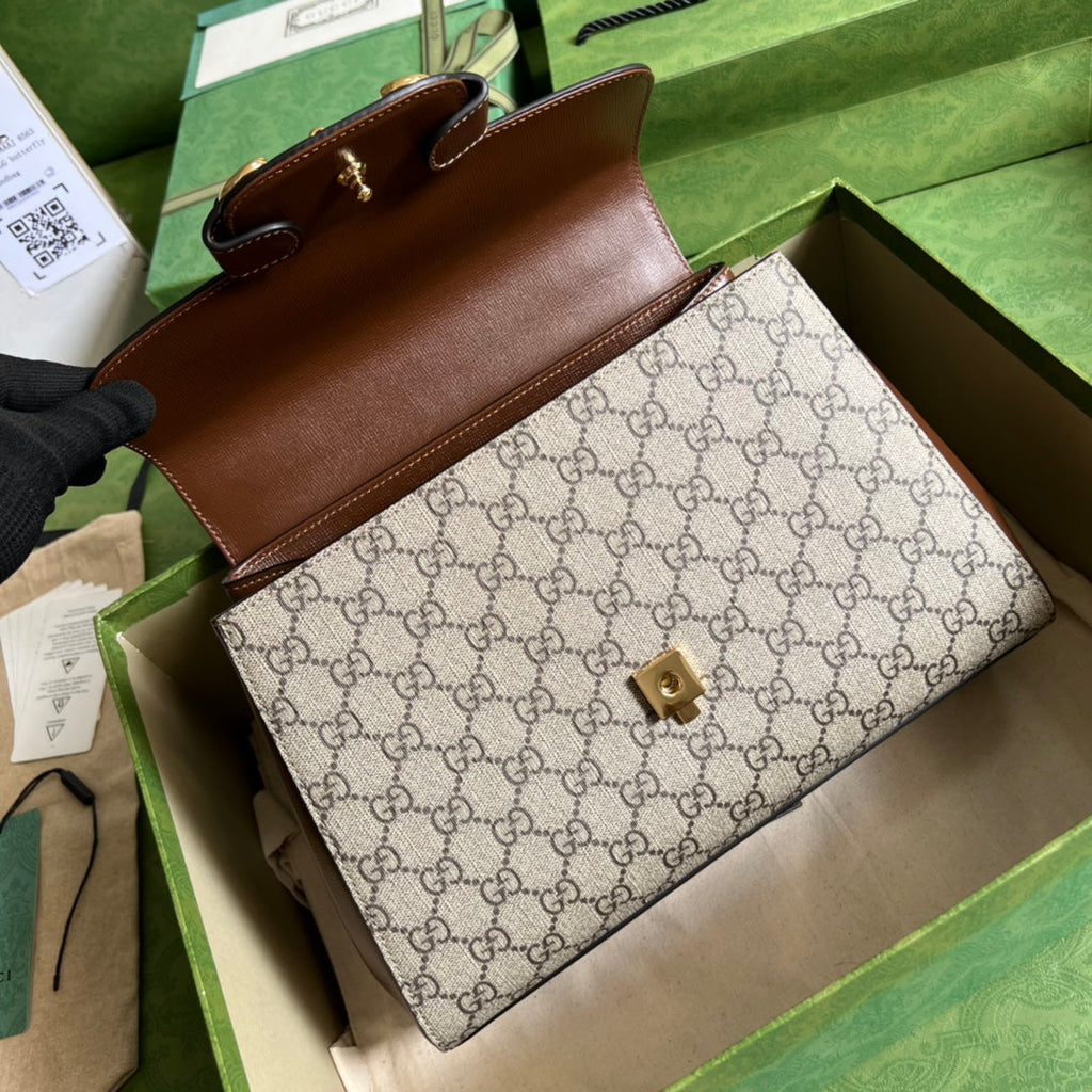 gucci-horsebit-1955-medium-ophidia-and-brown-leather-29x20x13cm Handle