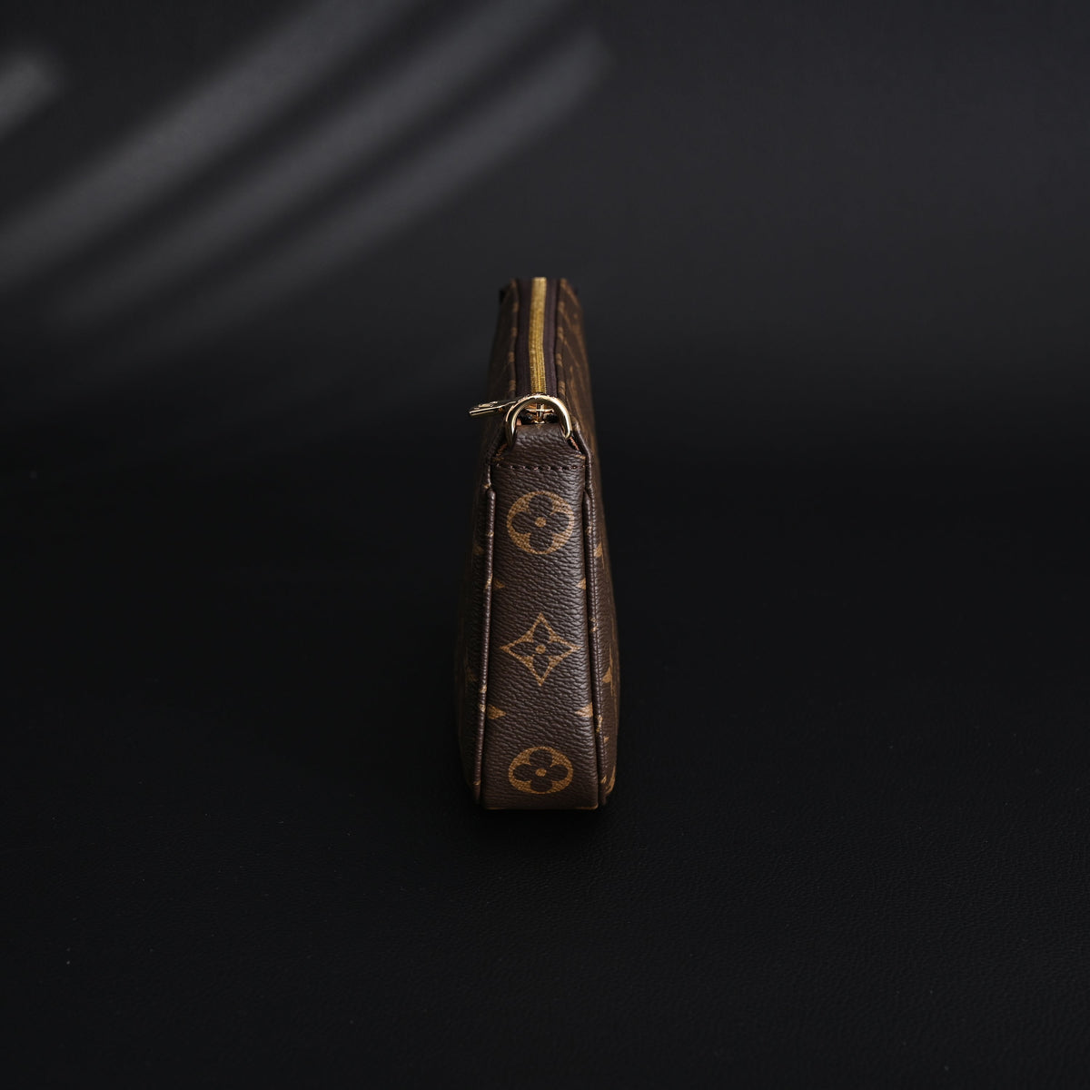 louis-vuitton-pochette-accessoires-monogram-canvas-clutch-bag-brown-with-gold-chain-m82766 Crossbody