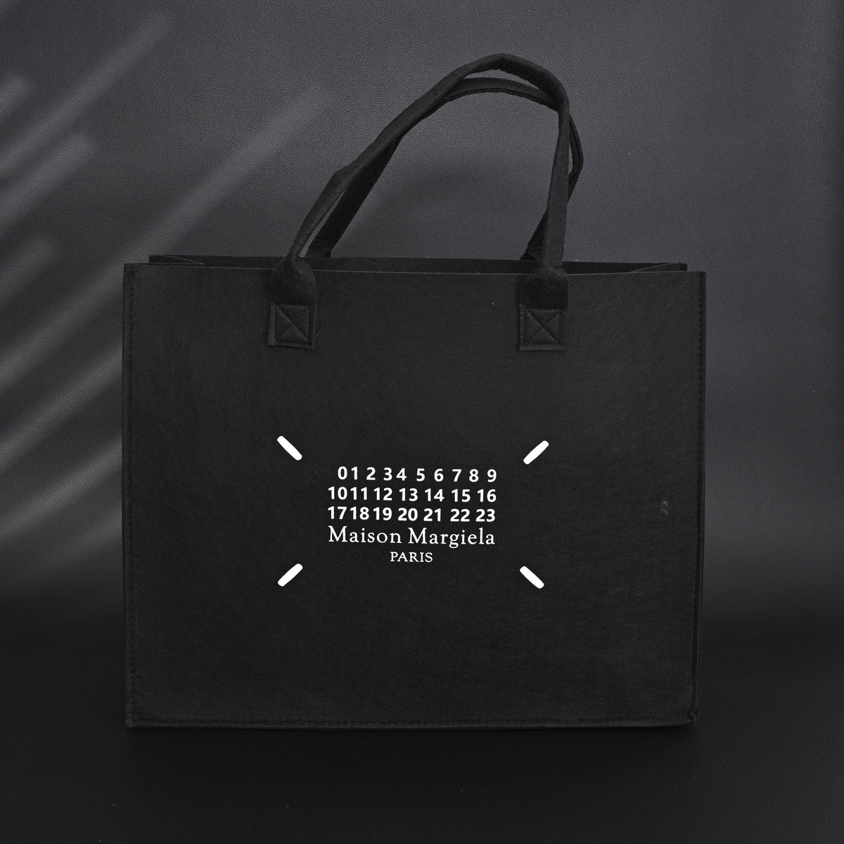 maison-margiela-mm6-tote-bag-limited-edition-black-canvas-shopper Tote