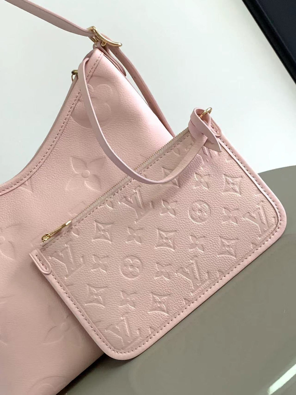 louis-vuitton-lv-carryall-pm-pink-bag Shoulder