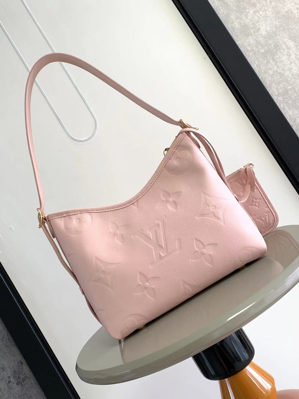 louis-vuitton-lv-carryall-pm-pink-bag Shoulder