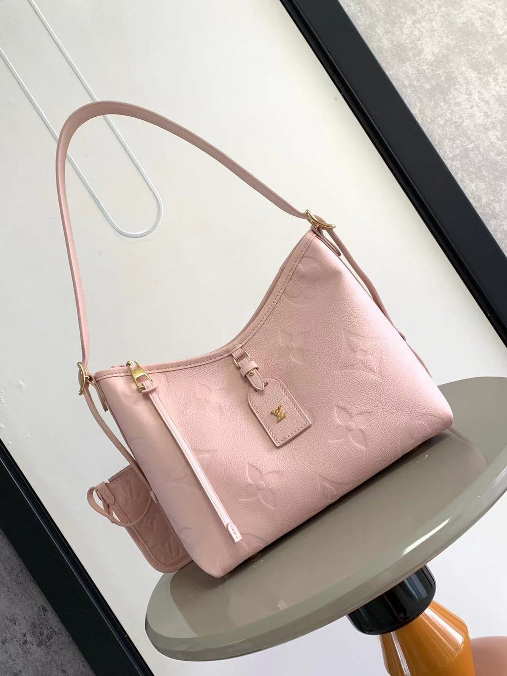 louis-vuitton-lv-carryall-pm-pink-bag Shoulder