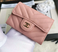 copy-chanel-caviar-chevron-quilted-compact-flap-wallet-pink ohter