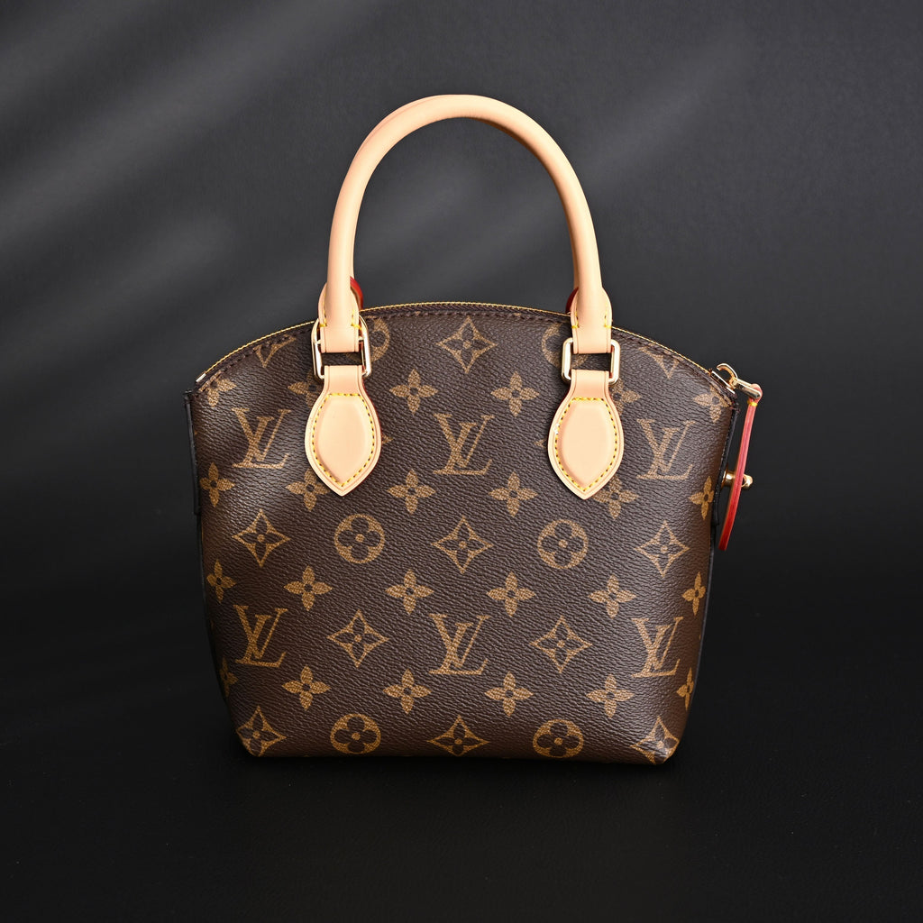 louis-vuitton-speedy-30-handbag-monogram-canvas-with-leather-trim Handle