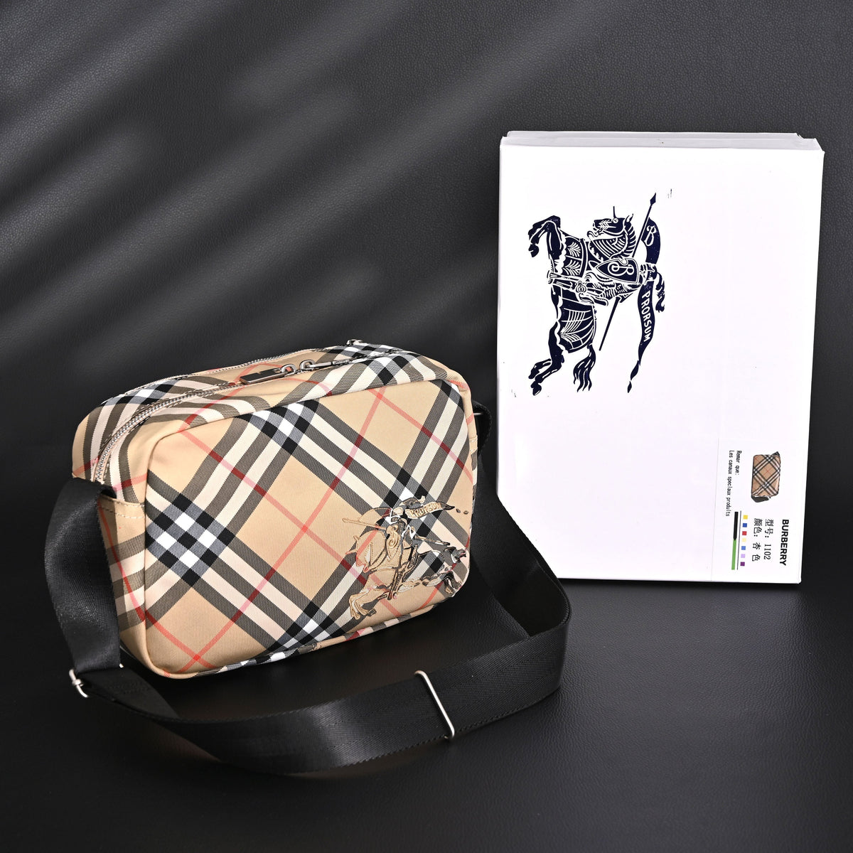 burberry-vintage-check-canvas-crossbody-messenger-bag Crossbody
