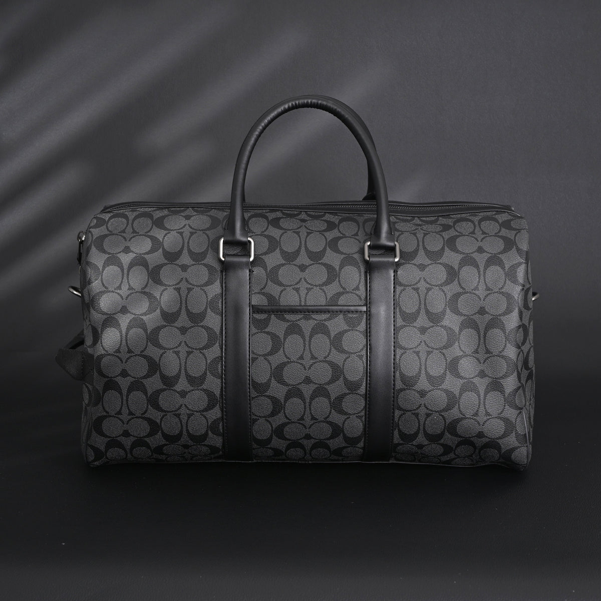 louis-vuitton-keepall-bandouliere-50-damier-graphite-canvas-travel-bag Handle