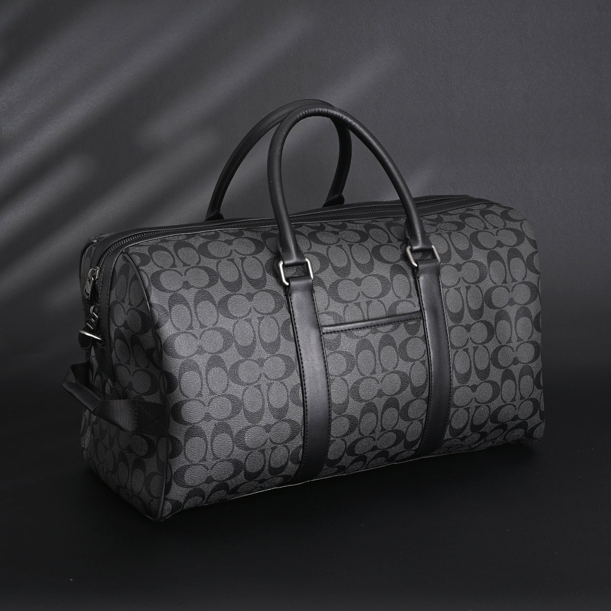 louis-vuitton-keepall-bandouliere-50-damier-graphite-canvas-travel-bag Handle