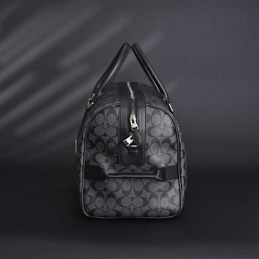 louis-vuitton-keepall-bandouliere-50-damier-graphite-canvas-travel-bag Handle