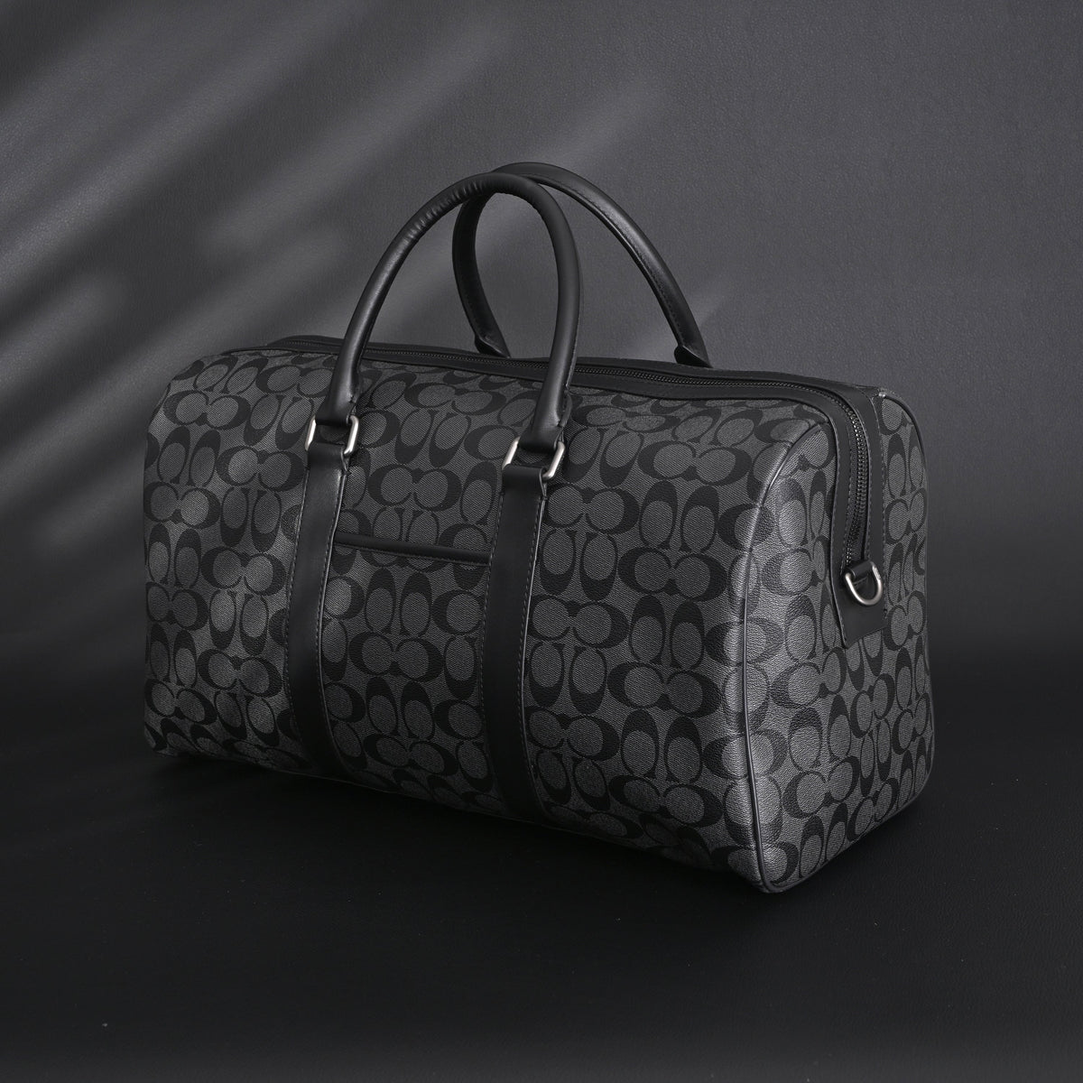 louis-vuitton-keepall-bandouliere-50-damier-graphite-canvas-travel-bag Handle