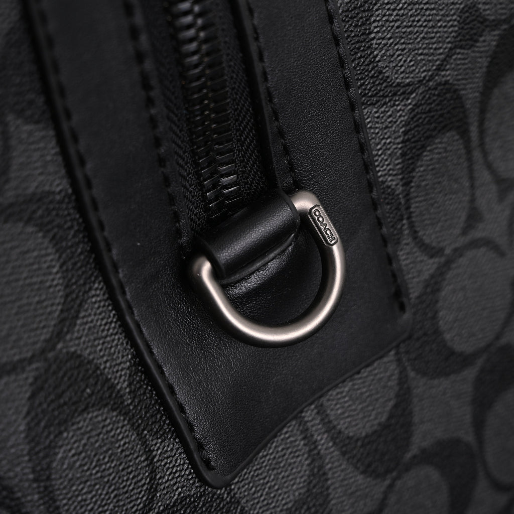 louis-vuitton-keepall-bandouliere-50-damier-graphite-canvas-travel-bag Handle