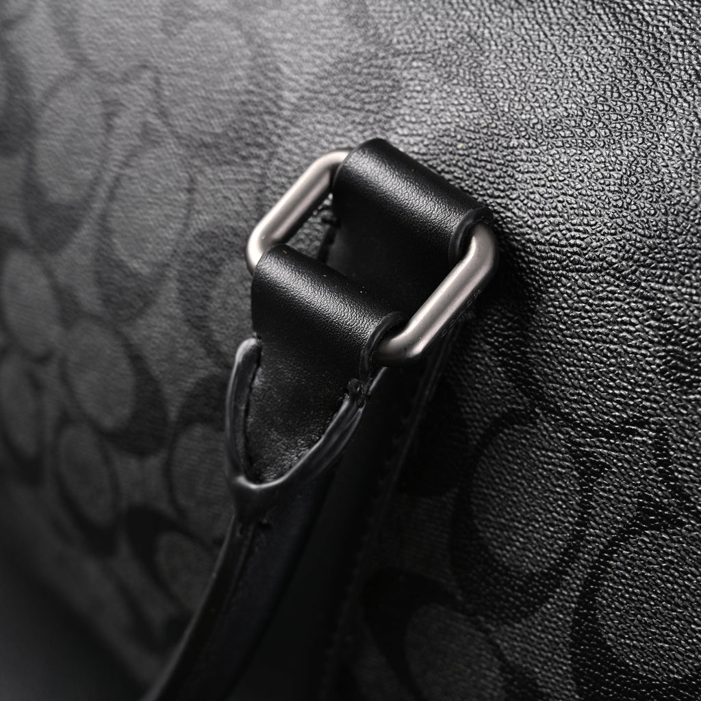 louis-vuitton-keepall-bandouliere-50-damier-graphite-canvas-travel-bag Handle