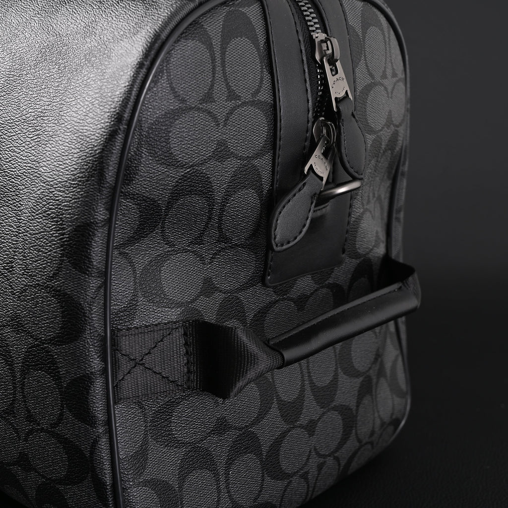 louis-vuitton-keepall-bandouliere-50-damier-graphite-canvas-travel-bag Handle