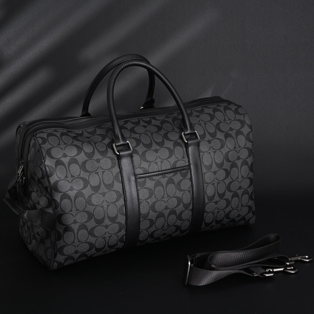 louis-vuitton-keepall-bandouliere-50-damier-graphite-canvas-travel-bag Handle