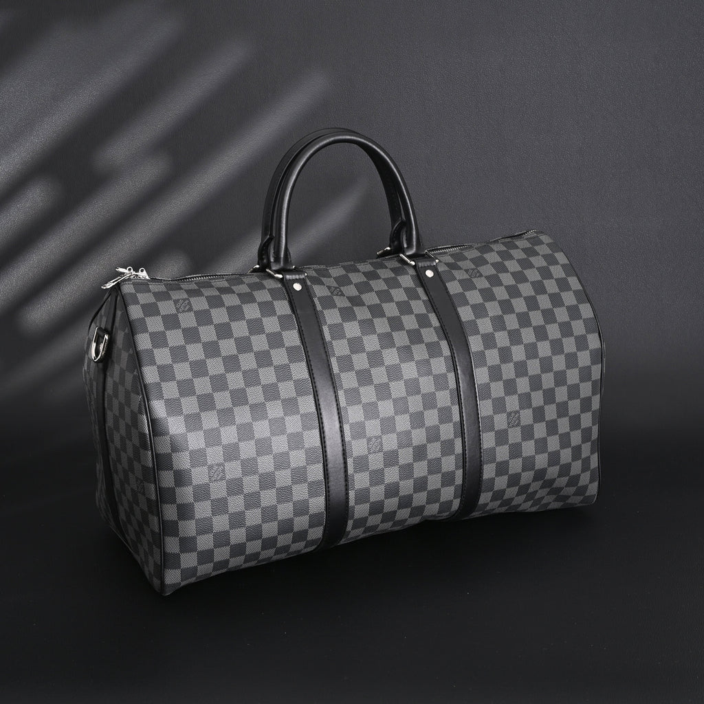 louis-vuitton-keepall-bandouliere-45-damier-graphite-canvas Handle