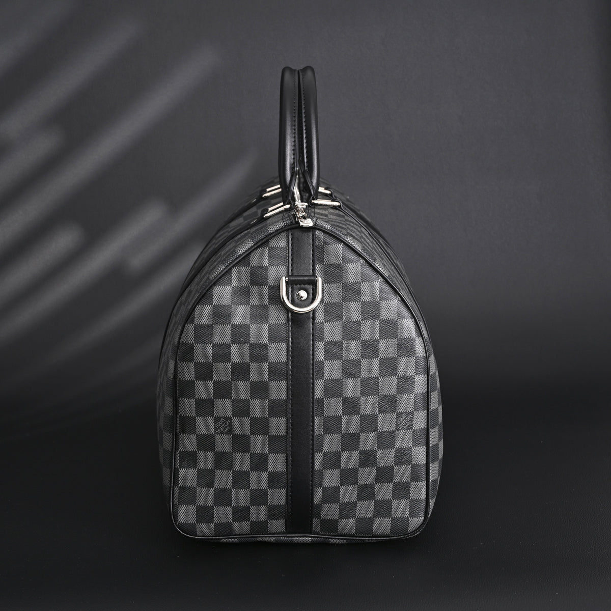 louis-vuitton-keepall-bandouliere-45-damier-graphite-canvas Handle