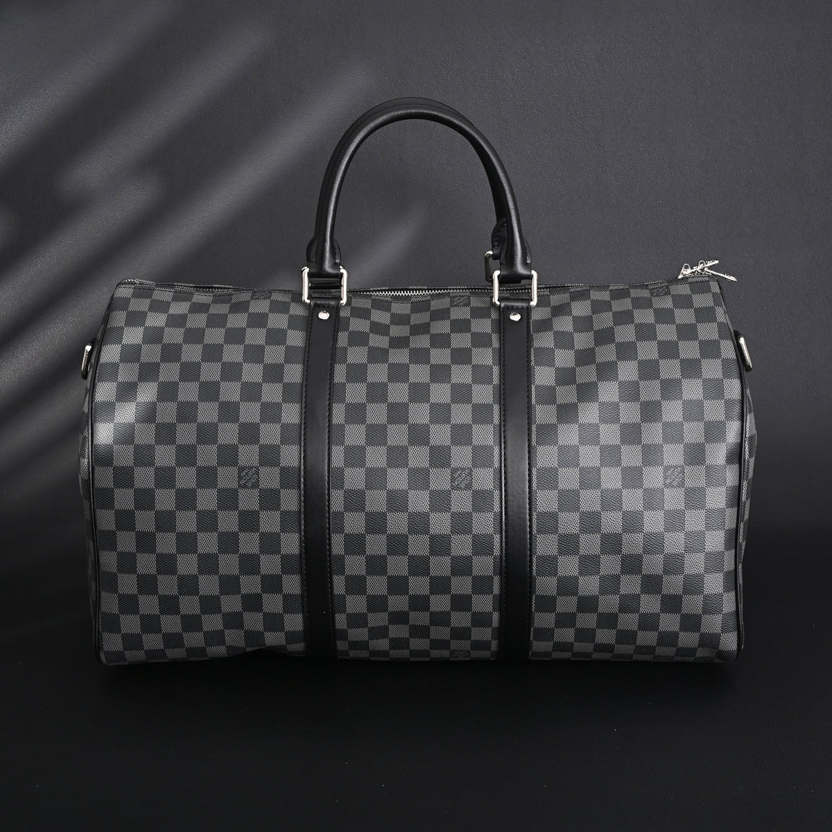 louis-vuitton-keepall-bandouliere-45-damier-graphite-canvas Handle